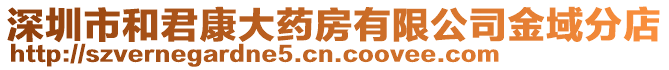 深圳市和君康大藥房有限公司金域分店