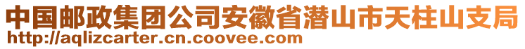 中國郵政集團公司安徽省潛山市天柱山支局