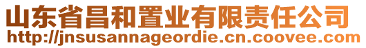 山東省昌和置業(yè)有限責(zé)任公司