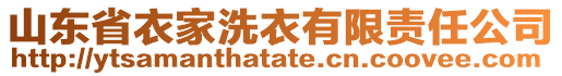 山東省衣家洗衣有限責(zé)任公司