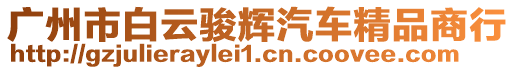 廣州市白云駿輝汽車精品商行