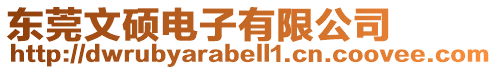 東莞文碩電子有限公司