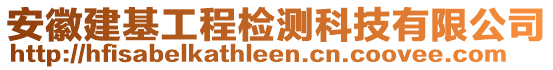 安徽建基工程檢測科技有限公司