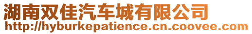 湖南雙佳汽車城有限公司