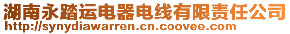 湖南永踏運(yùn)電器電線有限責(zé)任公司