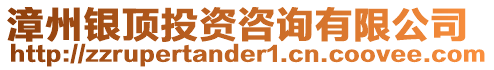 漳州銀頂投資咨詢有限公司