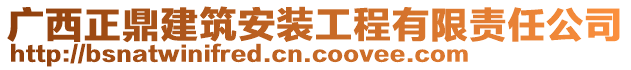 廣西正鼎建筑安裝工程有限責(zé)任公司