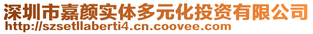 深圳市嘉顏實體多元化投資有限公司