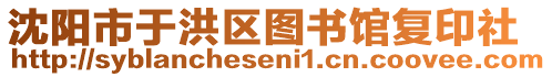 沈陽(yáng)市于洪區(qū)圖書(shū)館復(fù)印社