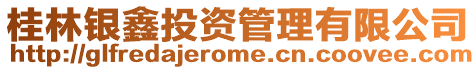 桂林銀鑫投資管理有限公司