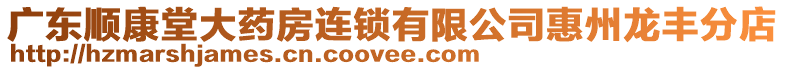 廣東順康堂大藥房連鎖有限公司惠州龍豐分店