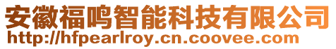 安徽福鳴智能科技有限公司