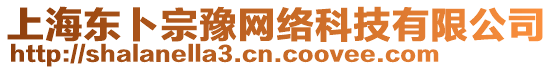 上海東卜宗豫網(wǎng)絡(luò)科技有限公司