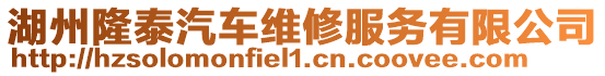 湖州隆泰汽車維修服務有限公司