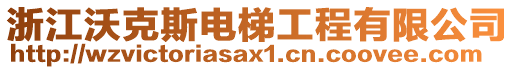 浙江沃克斯電梯工程有限公司