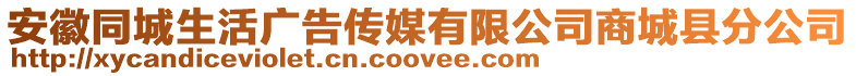 安徽同城生活廣告?zhèn)髅接邢薰旧坛强h分公司