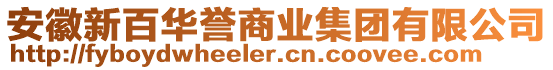 安徽新百華譽(yù)商業(yè)集團(tuán)有限公司