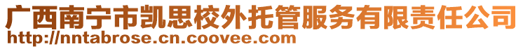 廣西南寧市凱思校外托管服務有限責任公司