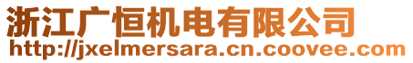 浙江廣恒機電有限公司