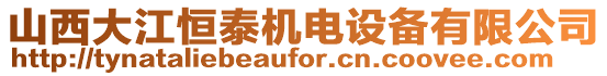 山西大江恒泰機電設(shè)備有限公司