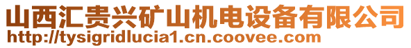 山西匯貴興礦山機(jī)電設(shè)備有限公司