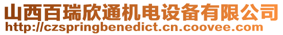 山西百瑞欣通機(jī)電設(shè)備有限公司