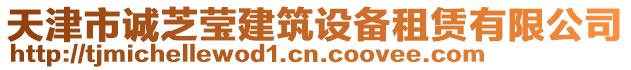 天津市誠芝瑩建筑設備租賃有限公司