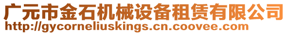 廣元市金石機械設備租賃有限公司