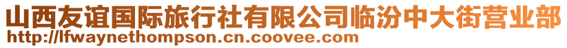 山西友誼國際旅行社有限公司臨汾中大街營業部