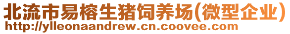 北流市易榕生豬飼養(yǎng)場(chǎng)(微型企業(yè))