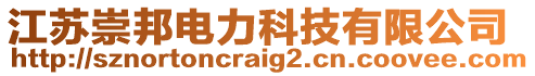 江蘇崇邦電力科技有限公司