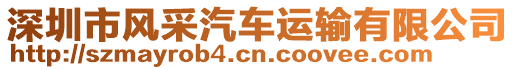 深圳市風(fēng)采汽車運(yùn)輸有限公司