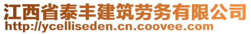 江西省泰豐建筑勞務(wù)有限公司