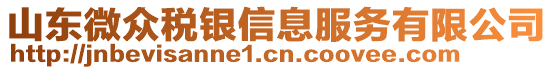 山東微眾稅銀信息服務有限公司