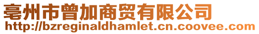 亳州市曾加商貿有限公司