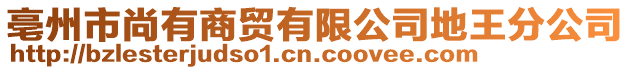 亳州市尚有商貿有限公司地王分公司