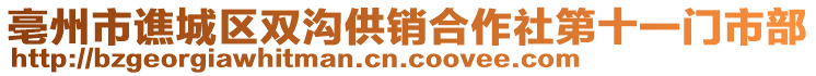 亳州市譙城區雙溝供銷合作社第十一門市部