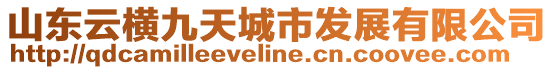 山東云橫九天城市發展有限公司