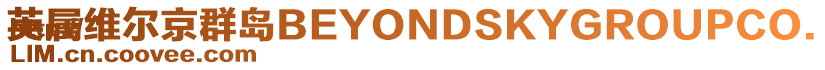 英屬維爾京群島BEYONDSKYGROUPCO.,
LIM
