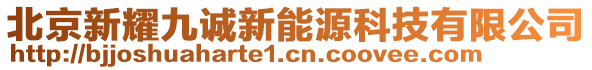 北京新耀九誠新能源科技有限公司