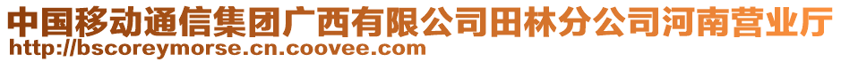 中國移動通信集團廣西有限公司田林分公司河南營業廳