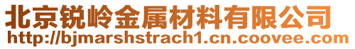 北京銳嶺金屬材料有限公司