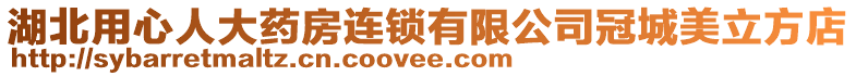 湖北用心人大藥房連鎖有限公司冠城美立方店