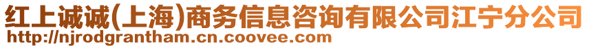 紅上誠(chéng)誠(chéng)(上海)商務(wù)信息咨詢有限公司江寧分公司