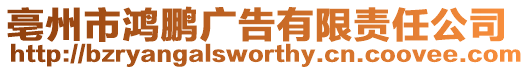 亳州市鴻鵬廣告有限責任公司