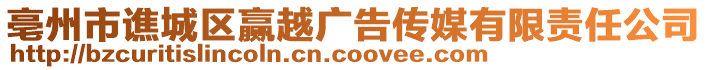 亳州市譙城區(qū)贏越廣告?zhèn)髅接邢挢熑喂? style=