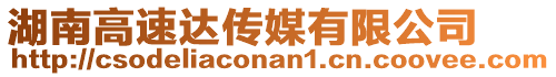 湖南高速達(dá)傳媒有限公司