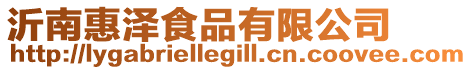 沂南惠澤食品有限公司