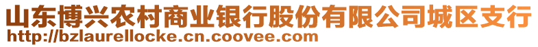 山東博興農村商業(yè)銀行股份有限公司城區(qū)支行