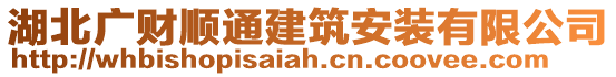 湖北廣財順通建筑安裝有限公司